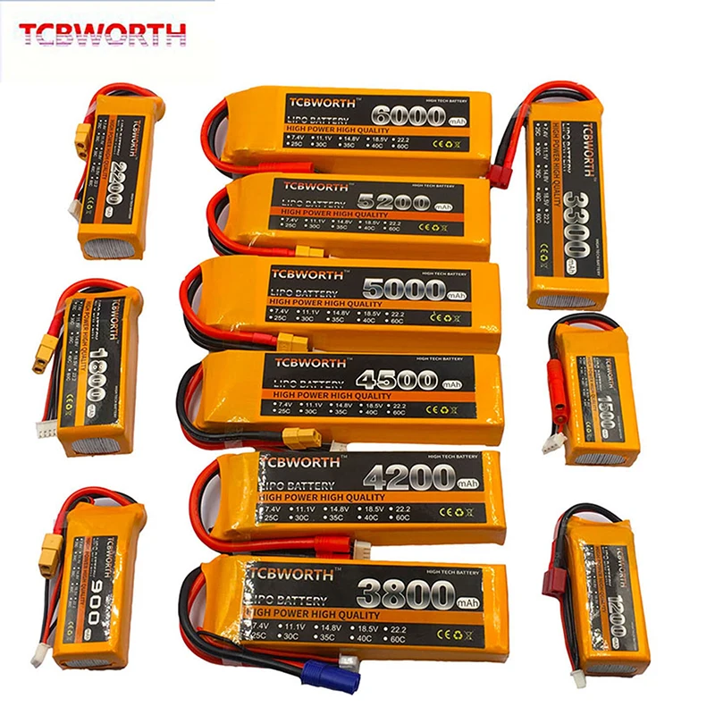 Дрона с дистанционным управлением LiPo Батарея 3S 11 1 V 1100 мА/ч 1500 2200 3800 25C 35C для