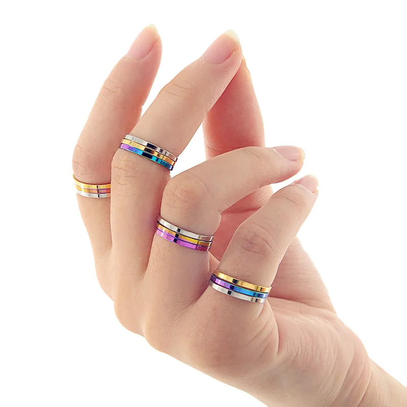 12 шт./компл. золото/серебро Цвет Простой Круглый Кольцо костяшки Наборы для ухода