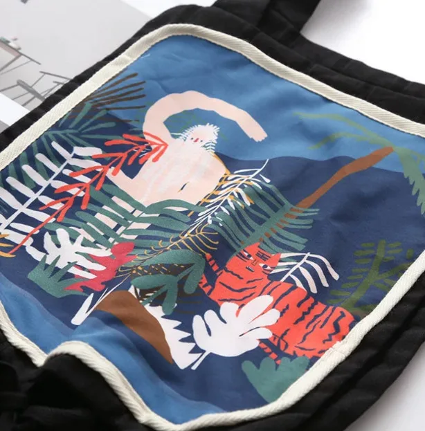 Новинка лета 2019 платье на бретелях с принтом в японском стиле игривое хлопковое