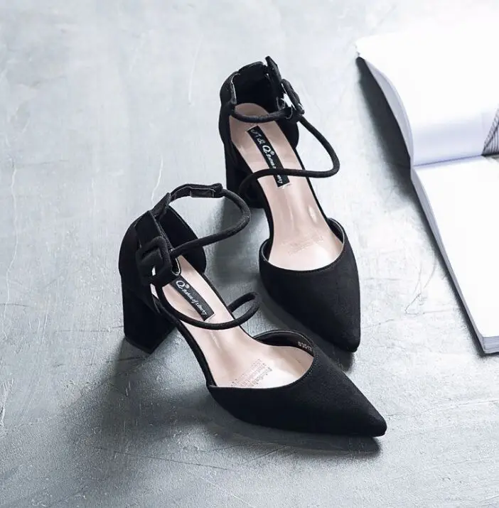 2019 Sexy Classic High Heels Women's Sandals Summer Shoes Ladies Strappy Pumps Platform Woman Ankle Strap | Обувь
