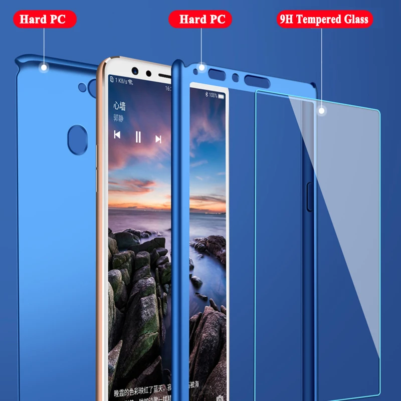 Ударопрочный 360 градусов полный защитный чехол для VIVO V3 Max V3Max Тонкий Жесткий ПК с