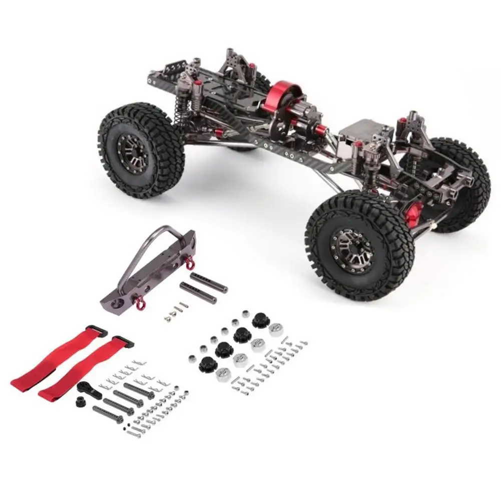 RCtown 1/10 RC автомобиль скалолазания металлический каркас 313 колесная база Игрушечная машина инструмент части для SCX10