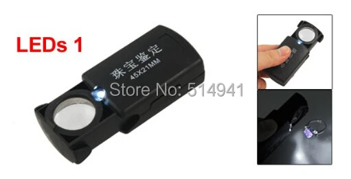 Free Shipping Promotional 45X LED Loups Jewelry tools Magnifier MG21008 | Инструменты