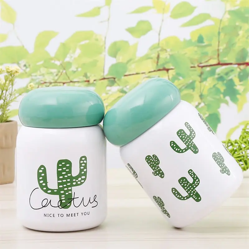 OBR термос из нержавеющей стали портативный с фламинго КАКТУСОМ кружка