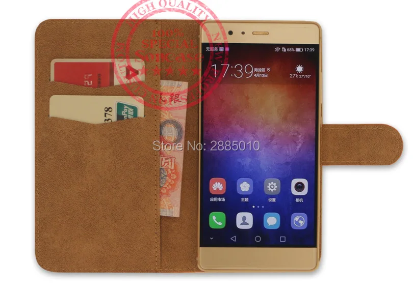 Роскошные Ультра-тонкий Кожаный Exclusive 100% Особый Кошелек стиль Телефон Случаях