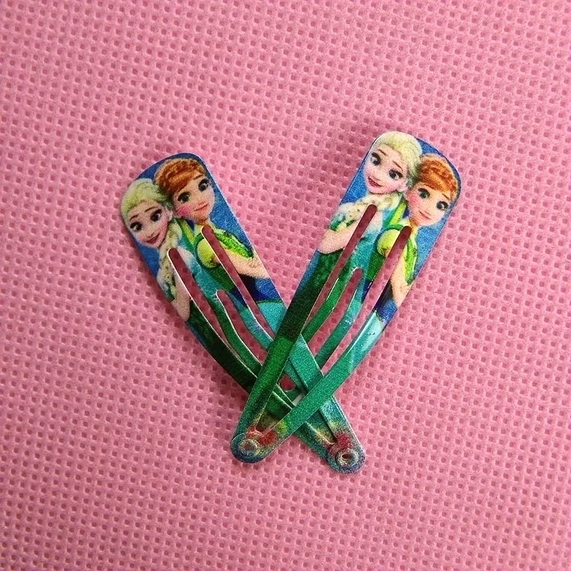6 шт./лот disney с рисунком Эльзы из мультфильма заколка для волос Детская мультфильма «Холодное сердце косметический голова куклы резинка для волос Платье на день рождения подарок аксессуары