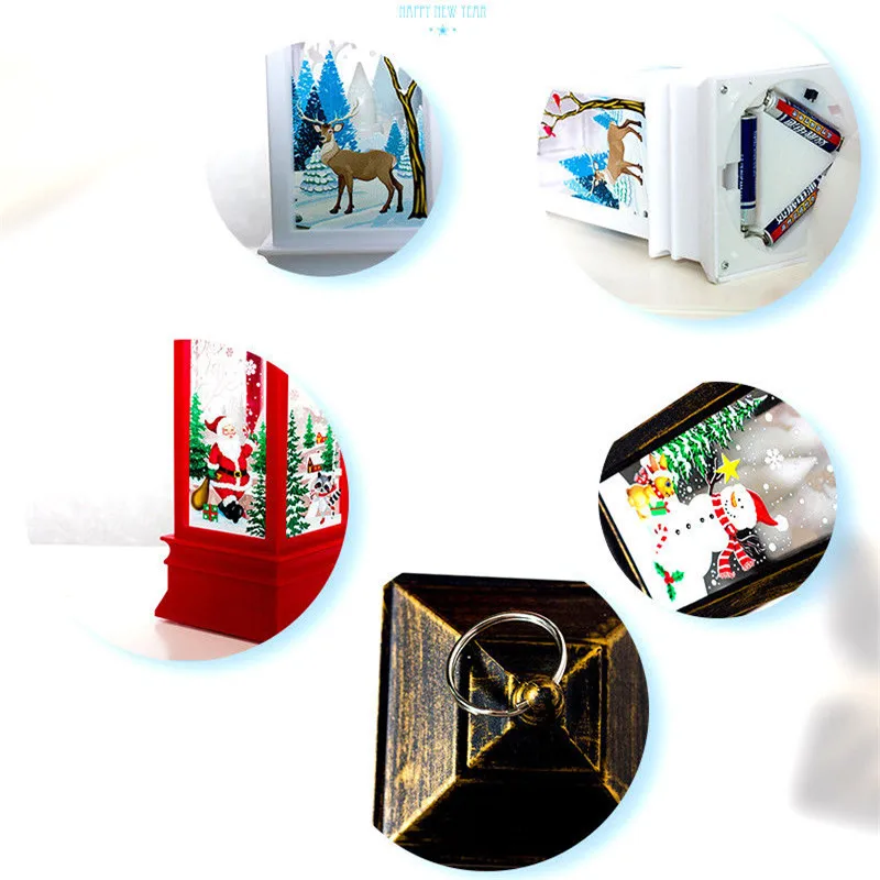 Деревянный подсвечник новинка 2019 Рождественские декоративные рождественские