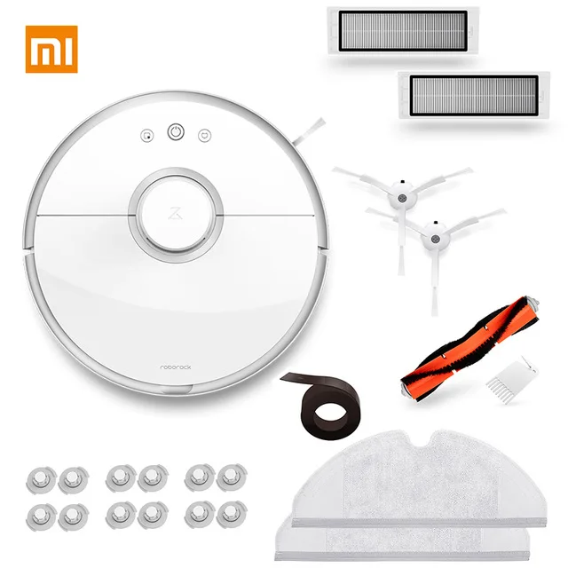 [Быстрая ] робот-пылесос Xiaomi Roborock S50S55 с 2 зонами, автоматическая очистка, влажная швабра, управление приложением - Цвет: S50  P4