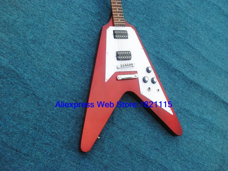 Красный Custom Shop Электрогитары палисандр гриф OEM Китай Гитары | Спорт и развлечения
