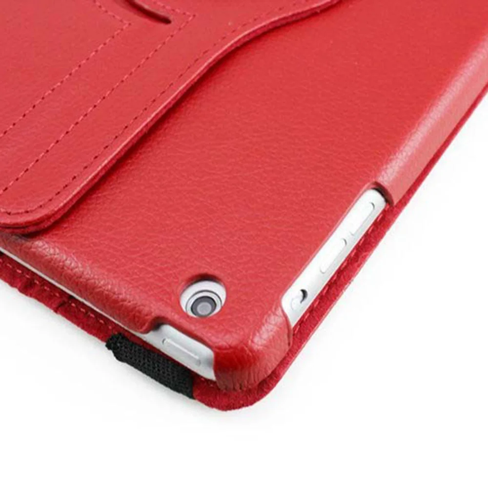 360 Degree Rotating Stand Smart Wake and Sleep Lichi Grain PU Leather Folding folio Cover Case for Apple iPad Pro 9.7 | Компьютеры и