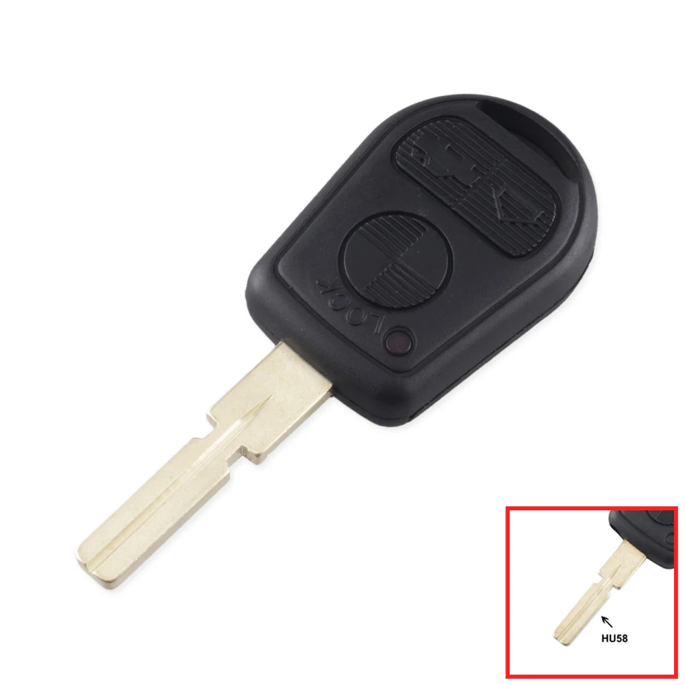 Пульт дистанционного управления DANDKEY для BMW E31 E32 E34 E36 E38 E39 E46 Z3 с лезвием ключей HU58
