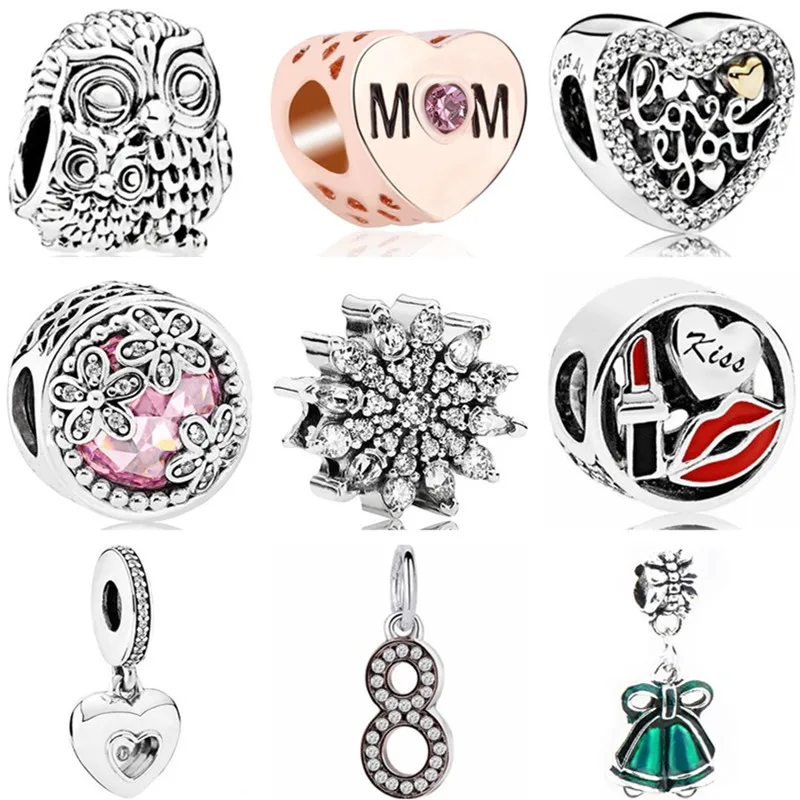 Новая модная Хрустальная безопасная цепочка в виде колокольчика совы цветка