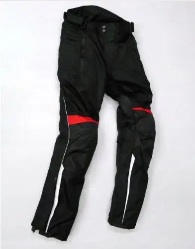 

Motorcycle Racing Pants for Honda Team Protective Riding Trousers Motocross With Protectors Black