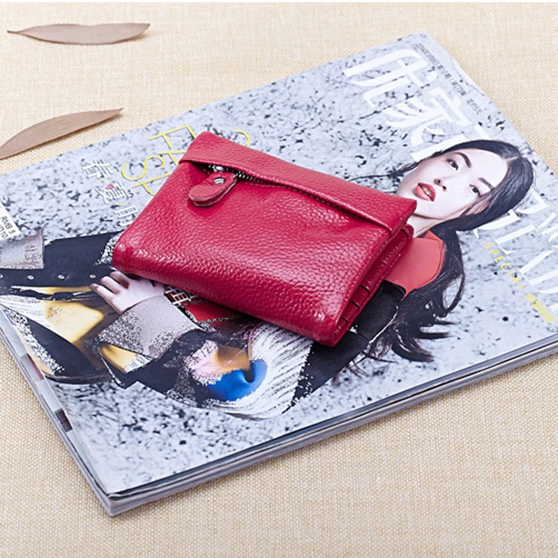 Топ Класс из коровьей кожи женские мини Сладкий Кошелек секси леди классический