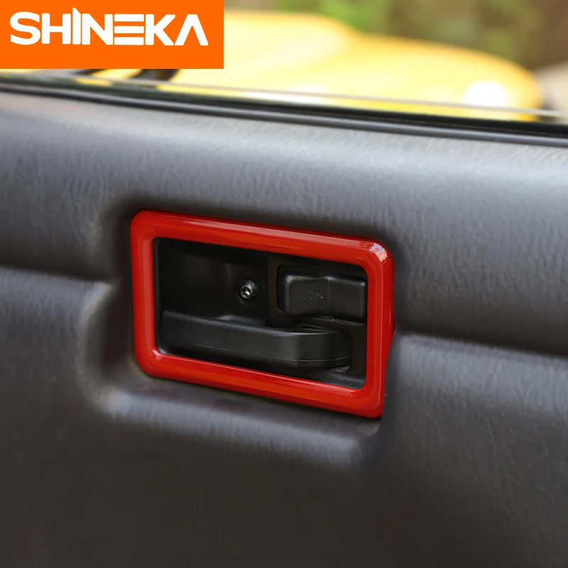 SHINEKA 2 шт. ABS Автомобильная внутренняя дверная ручка крышка чаши Отделка