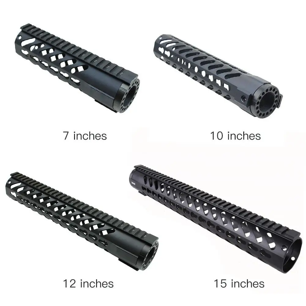 Magorui 7 &quot/10&quot/12 &quot/15&quot Keymod Free Float Quad Rail Slim Handguard | Спорт и развлечения