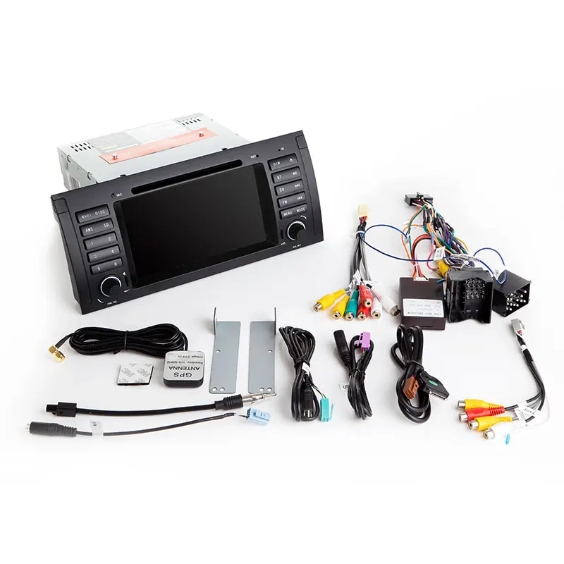 Автомобильный DVD плеер Josmie 1 Din Android 8 GPS радио для BMW E39 X5 E53 M5|Автомагнитолы| |