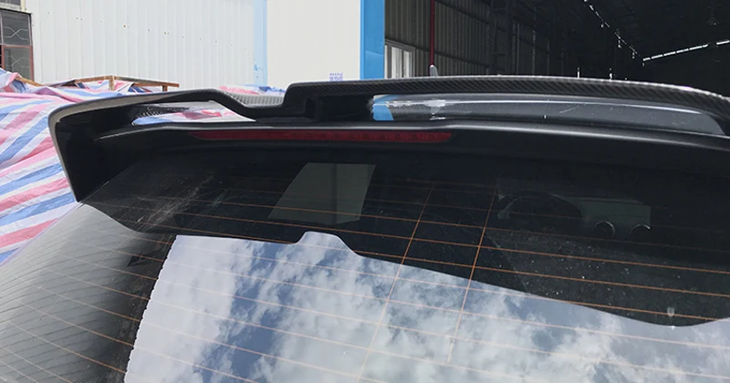 Углеродного волокна задний спойлер на крыше козырек окна для Audi A3 Sline/S3/RS3 Тип 8 в хэтчбек 4 двери 14-18 не для 2 двери