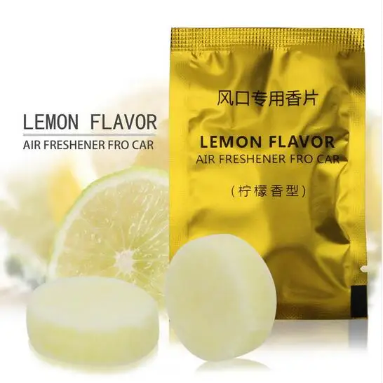 Lemon Ansblue 2 шт./упак. автомобильный освежитель воздуха для зажим для автомобильной вентиляционной решетки твердые духи Замена духи интерьерные аксессуары 5 ароматизатор для укладки волос - Название цвета: Lemon