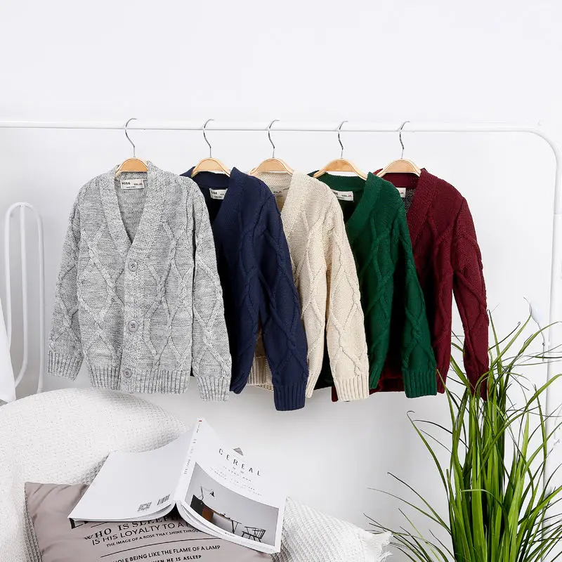 

Children's sweater boy spring and autumn new big boy sweater boy sweater children's clothing cotton sweater cardigan coat