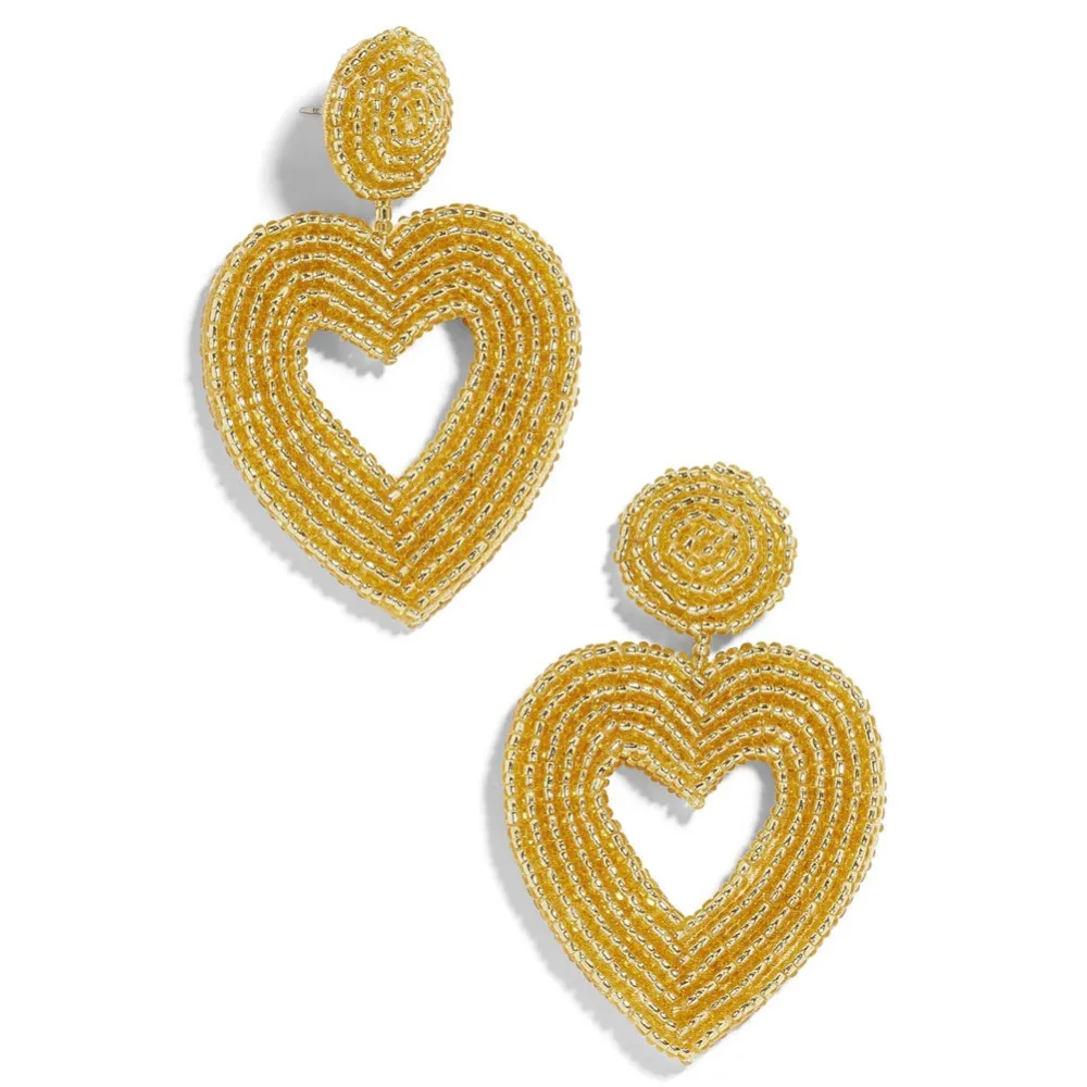 Серьги с бахромой в этническом стиле Girlgo Boho, большие кисточки,, ручная работа, большие бусины, массивные серьги, вечерние Висячие висячие серьги, подарок