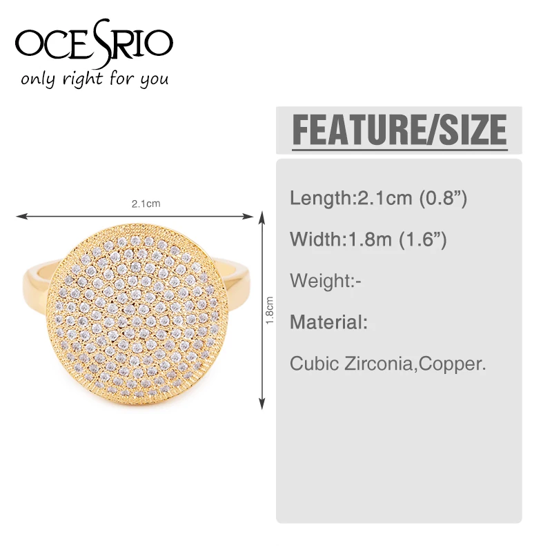 Женское кольцо OCESRIO простой серебристый цвет круглое плоская поверхность