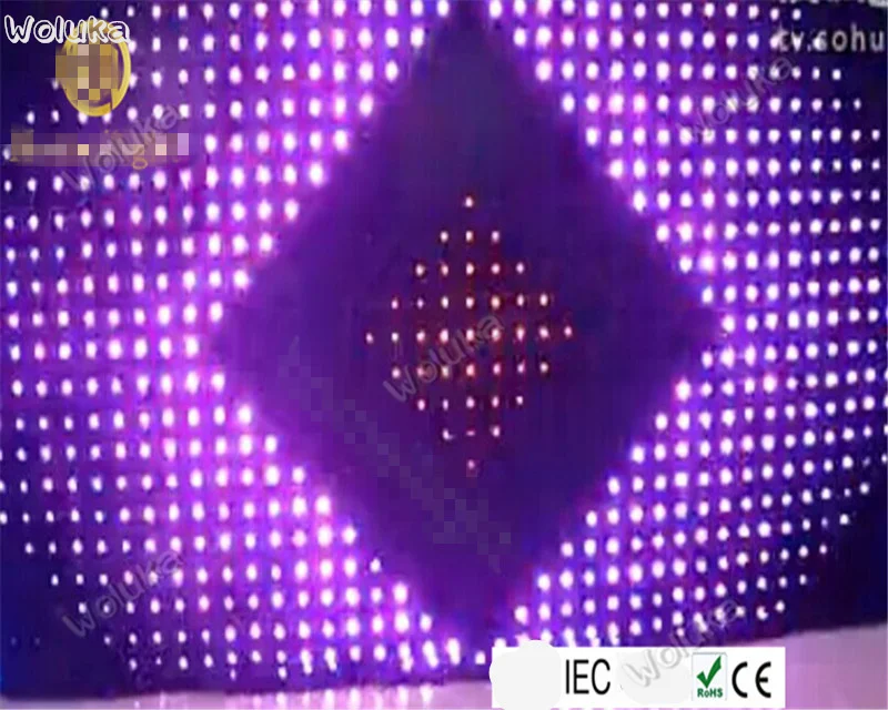 Занавеска для видеосъемки P10cm RGB 3 в 1 светодиодный дисплей видео занавеска сцены