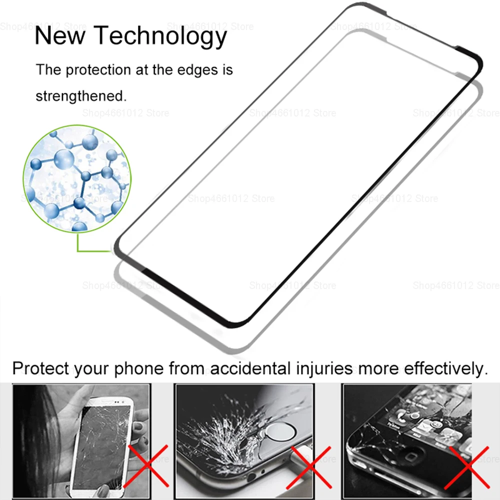 Защитное закаленное стекло для Samsung Galaxy A40 полная защита экрана SM A405FN/DS A405F/DS