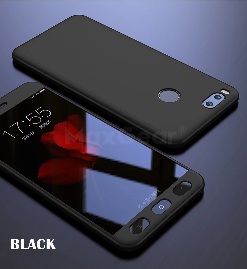 For Xiaomi Mi POCOPHONE F1 Case 360 Degree Full Body Cover 5 5X 6X A1 A2 5S Plus Mi6 8 SE Hybrid With Tempered Glass |