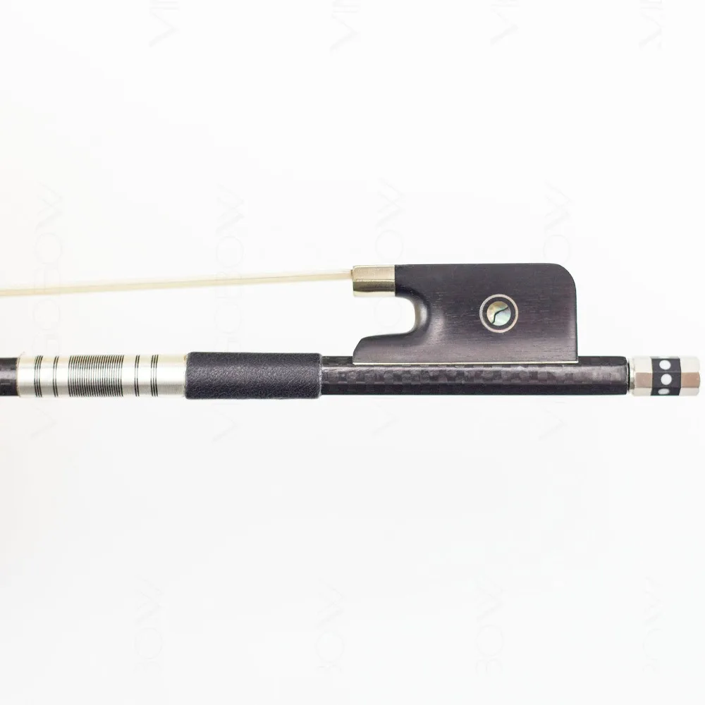 Vingopow 110 м текстурированное углеродное волокно VIOLA BOW Ebony Frog никель серебристый
