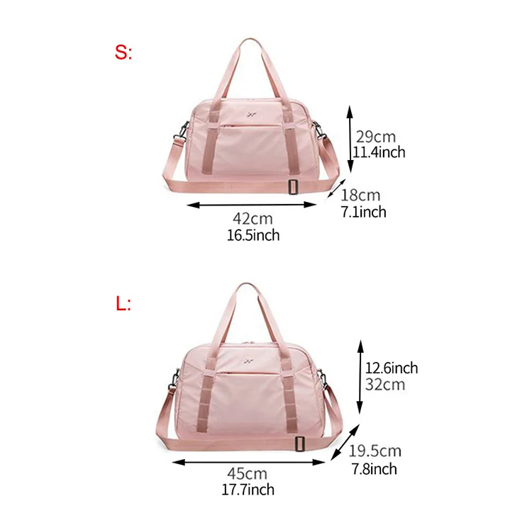 Foldable Travel Bags Women Clothes Packing Cubes Organizer Luggage Trolley Duffle Independent Shoes Handbag Accessories Supplies