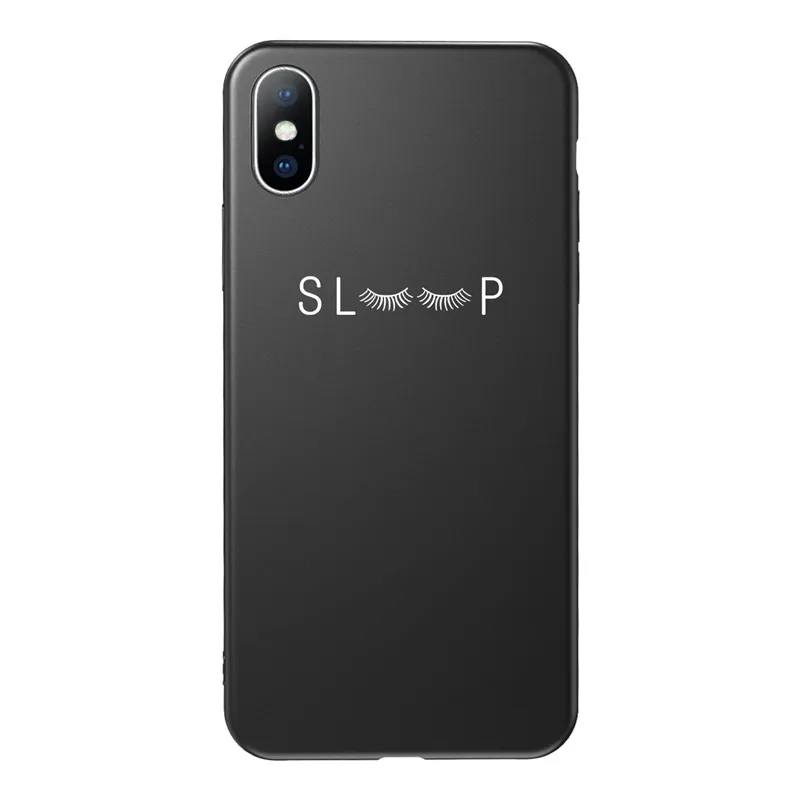 AC7202 Чехол USLION с изображением влюбленных сердец для iPhone 6, 7, 6s, 8 Plus, чехол для телефона с буквенным принтом s, для iPhone X, XR, XS, Max, мягкий силиконовый чехол из ТПУ - Цвет: AC7202