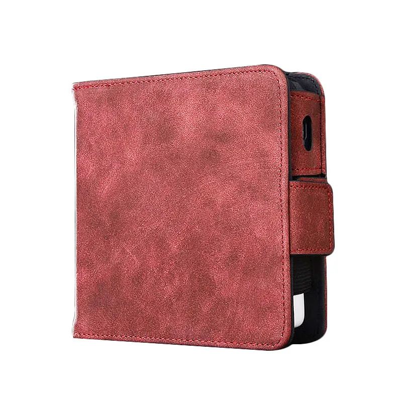 Кейс; кошелек; сумочка; Сумка-держатель; чехол-кошелек для Iqos 2,4 Plus из искусственной кожи - Color: 06brown