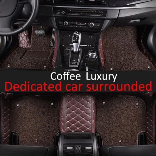 luxury Coffee ZHAOYANHUA пользовательские автомобильные коврики для Mercedes Benz S class W220 W221 W140 W108 W109 W111 W112 W116 W126 2 tyling ковер пол - Название цвета: luxury Coffee