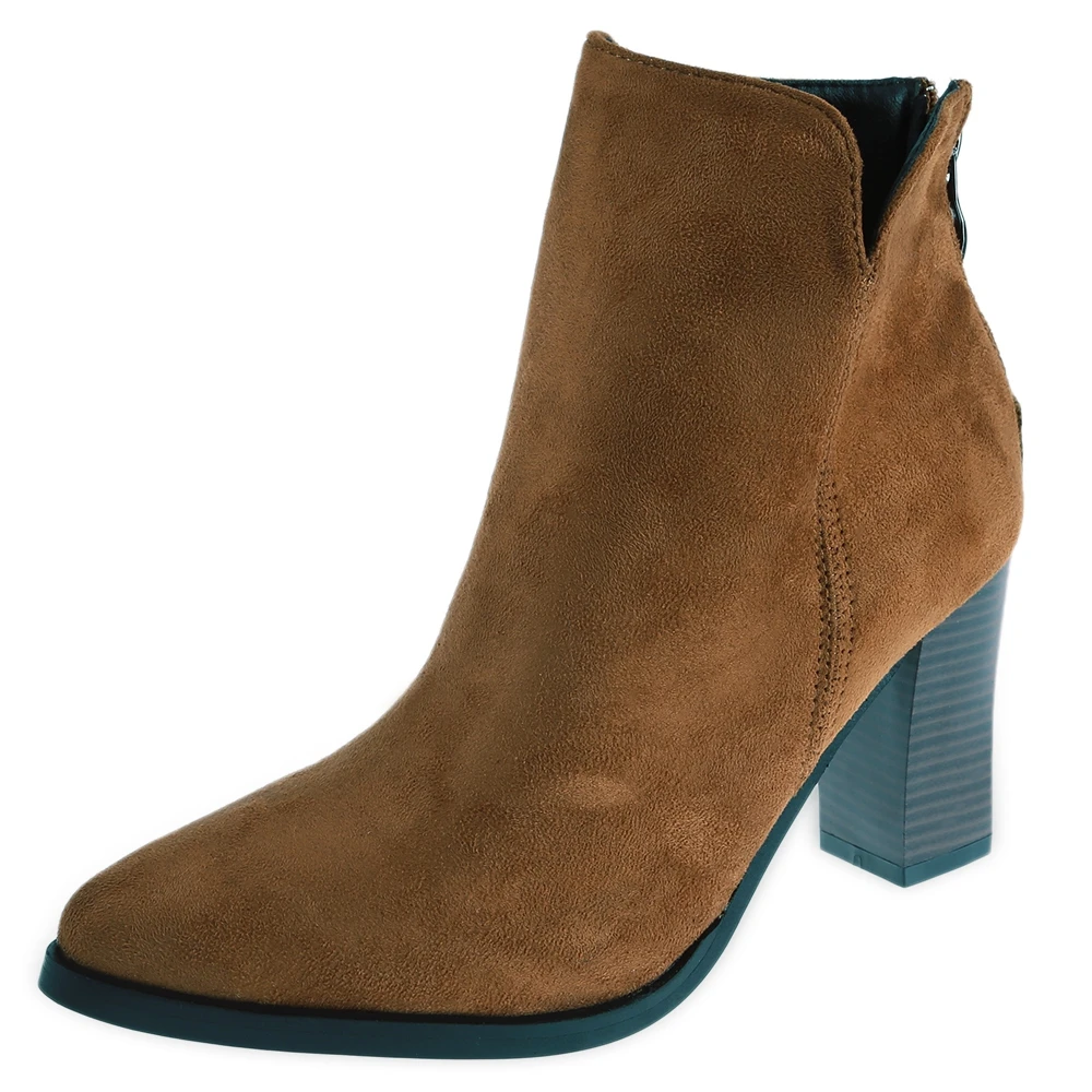 2017 Весна Осень Стильный Дизайн Молния Пряжка Украшения Острым Носом Дамы Толстая