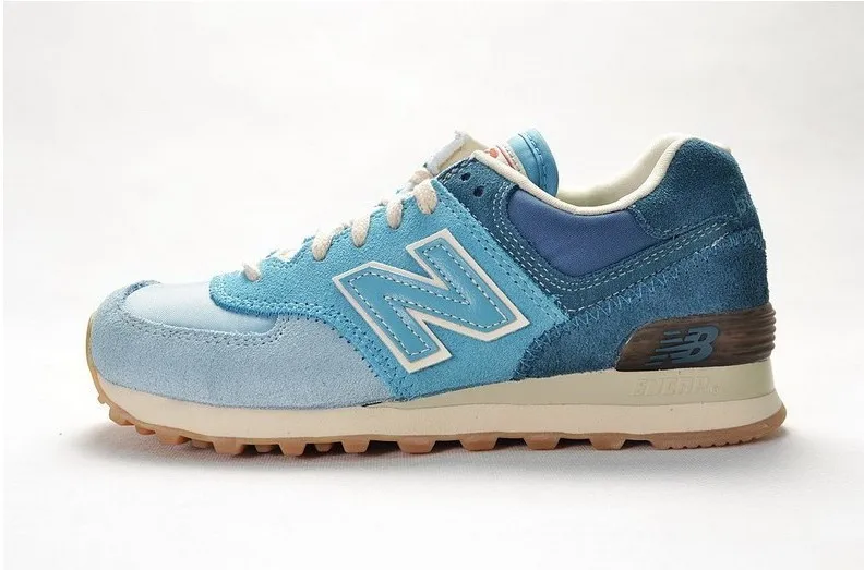 New Balance ML574 Мужская и женская обувь в стиле ретро нейтральная обувь для бега nb574 3 цвета - Цвет: Синий
