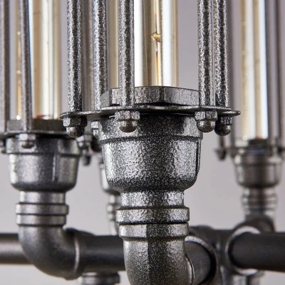 Старинная Подвесная лампа Эдисона в стиле индастриал железная водопроводная