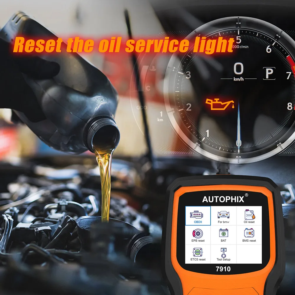 Autophix 7910 Профессиональный OBD2 сканер для E46 E90 DPF TPMS сброс масла полная система автомобиля OBD 2 диагностический инструмент поддержка бесплатное обновление