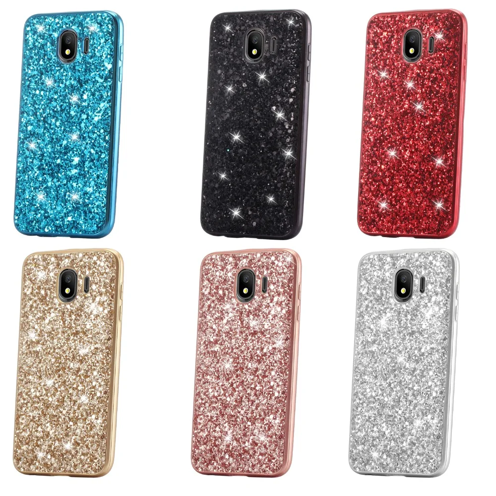 Блестящий жесткий чехол для Samsung galaxy J4 2018 j400 F|Бамперы| |