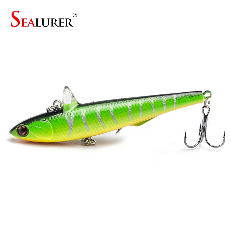 Бренд SEALURER Высококачественная рыболовная приманка Pesca с 6 # крючками твердая VIB