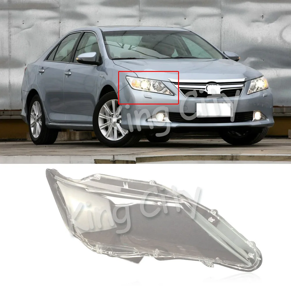 Capqx 1 шт. для Toyota Camry 2012 2013 передняя фара Лампа Абажур водонепроницаемый яркий абажур крышка корпуса