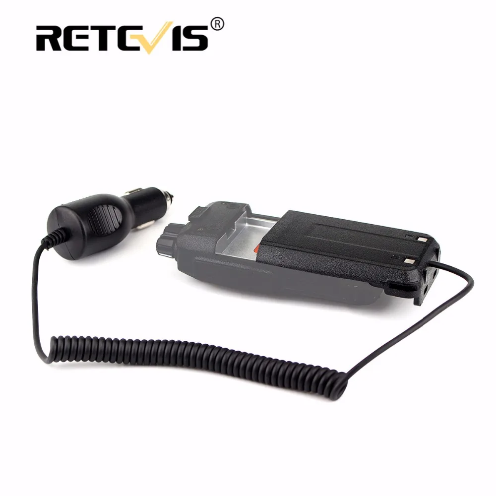 100% New Black Car/Vehicle Charger Battery Eliminator 12V-24V For Retevis RT21 Two Way Radio Accessories J9118J