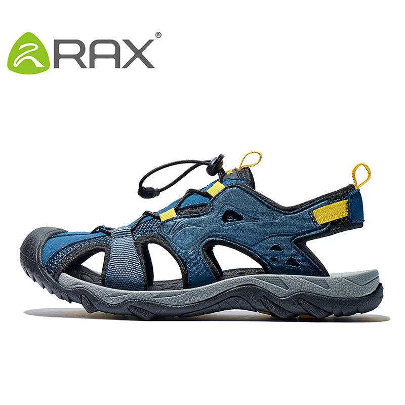 RAX/мужские пляжные сандалии; Летние уличные кроссовки; Мужская водонепроницаемая обувь для треккинга; легкая прогулочная обувь для рыбалки