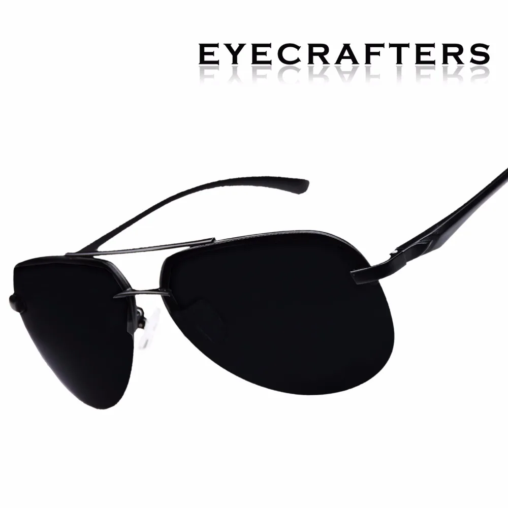 Мужские Солнцезащитные очки авиаторы зеркальные поляризационные