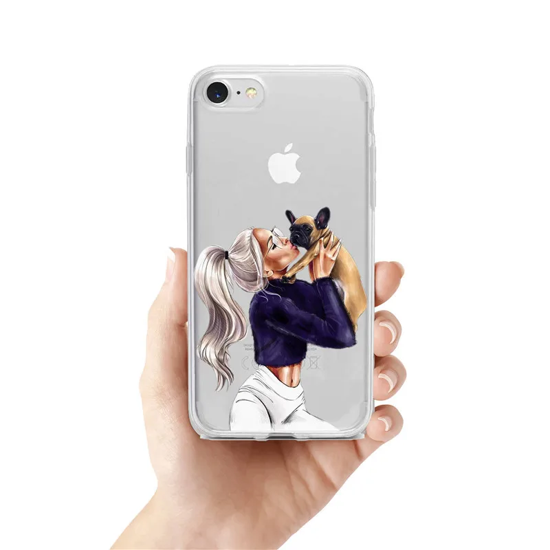 VOGUE lady viagem Casos de Telefone para o iphone11 11PRO 11PROMAX X XR XMax 5 6 7 8 8Plus чехол для корпуса - Цвет: TPU