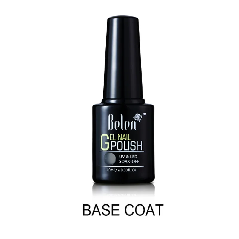 Belen серый винный красный Цвет УФ лак для ногтей Soak off Long Lasting Art Salon Base Coat 10 мл Professional