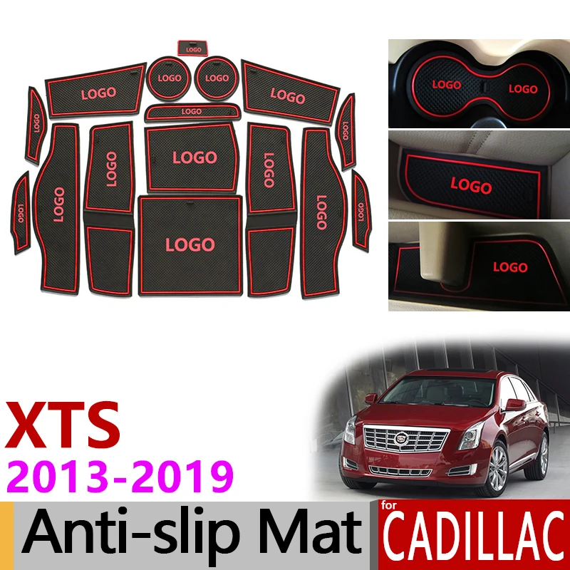 Противоскользящий коврик для ворот резиновые подставки Cadillac XTS 2013 2014 2015 2016 2017 2018