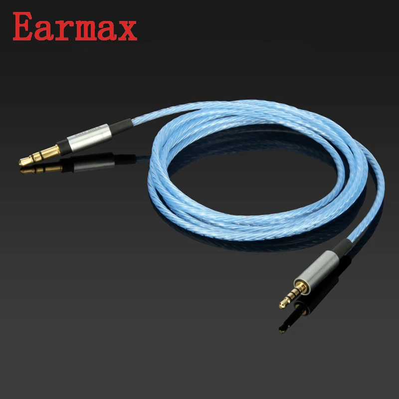 

Улучшенный кабель для наушников Earmax с посеребрением, аудиокабель Aux от 3,5 мм до 2,5 мм для AKG-Y40 Y45BT Y50 Y50BT K545