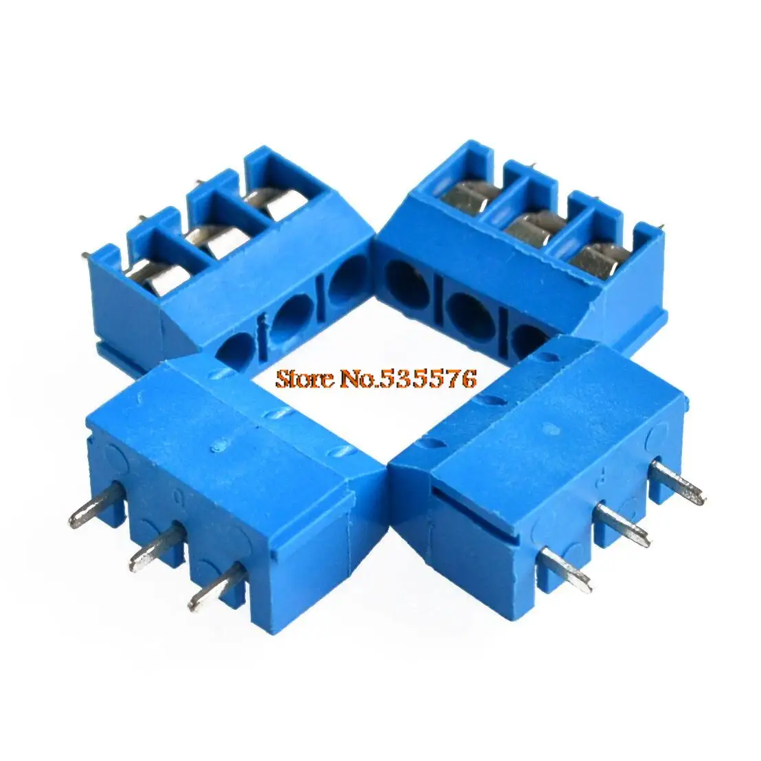 10 шт. 3 контактный винтовой клеммный блок коннектор 5 мм Шаг 5.08 301 3P 3pin|screw terminal