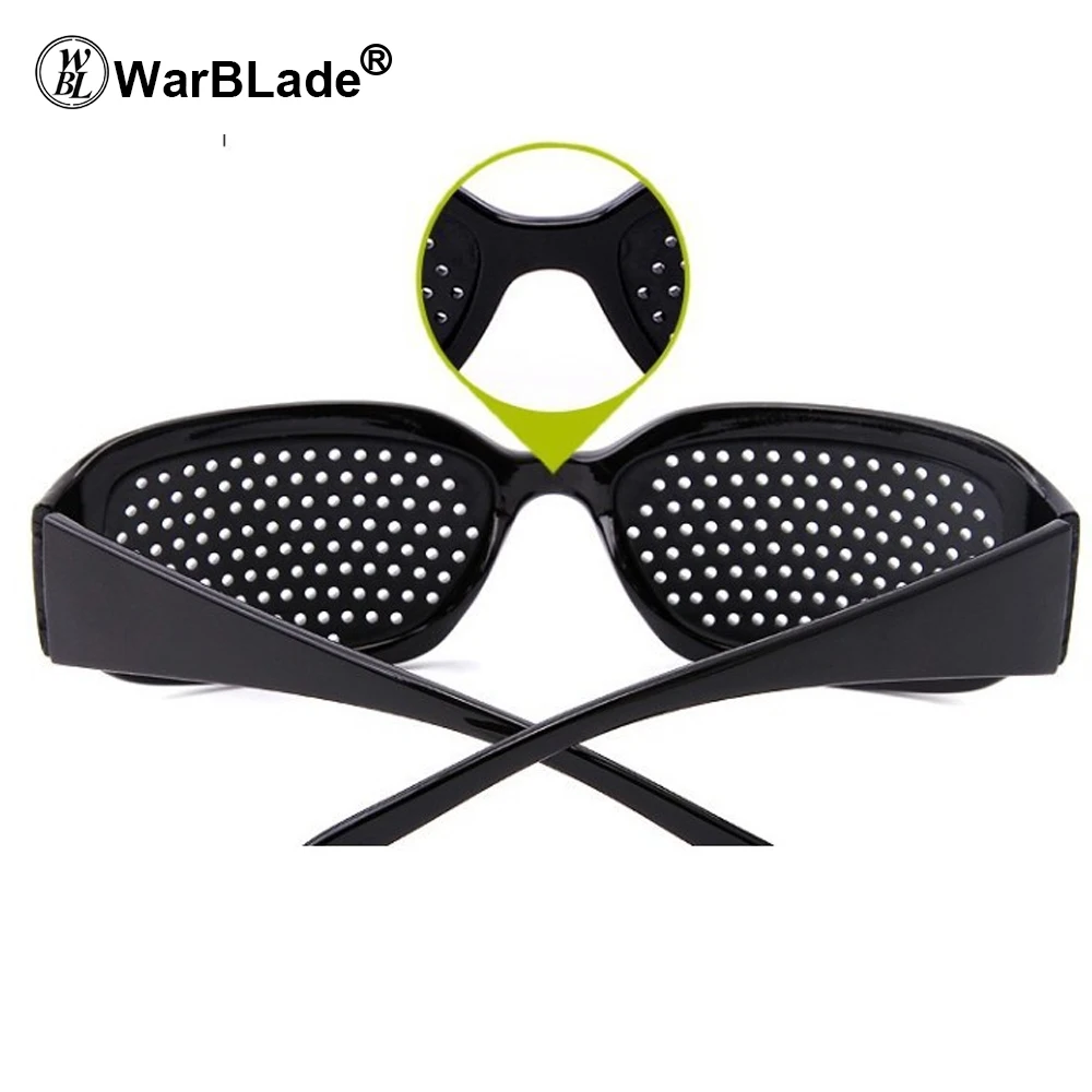 WarBLade детские очки против близорукости, женские очки для ухода за зрением, солнцезащитные очки с отверстиями для глаз, улучшают естественное исцеление, Анти-усталость